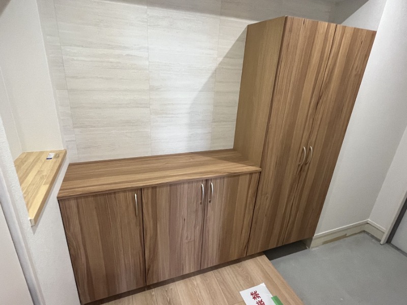 玄関収納もばっちりです