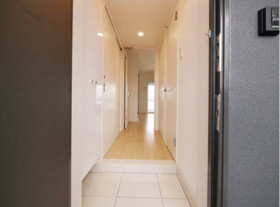 開放感のある玄関ですね