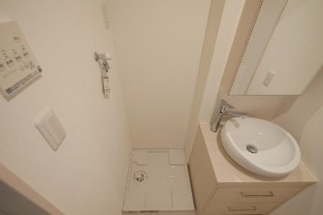 朝の支度はこちらで