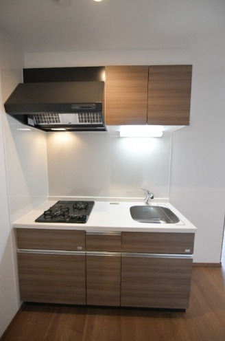 グリルまで付いたシステムキッチンです