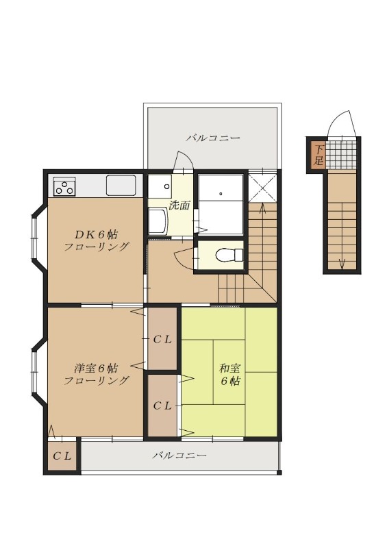 間取や内装は現状を優先します。