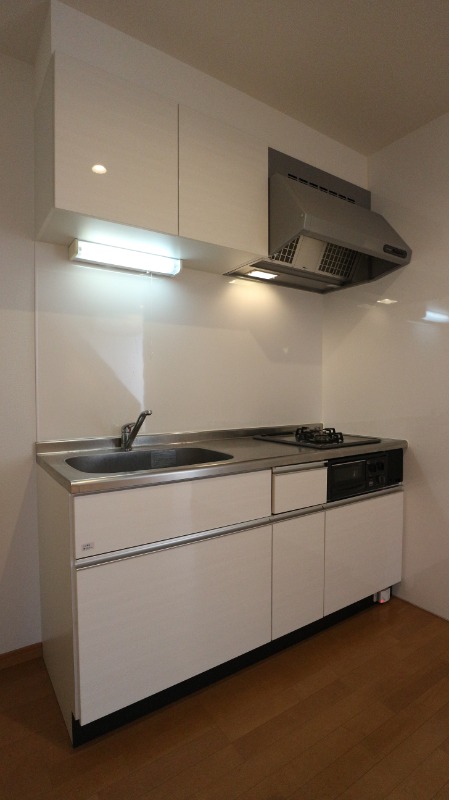 調理スペースも広々、ハイグレードキッチンです