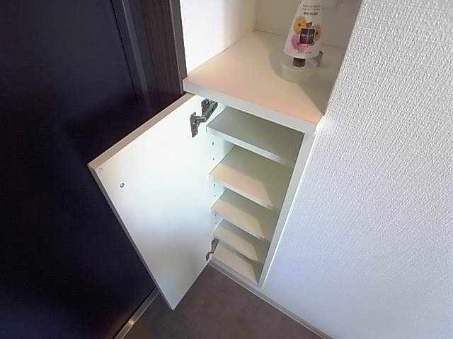 玄関収納もばっちりです。