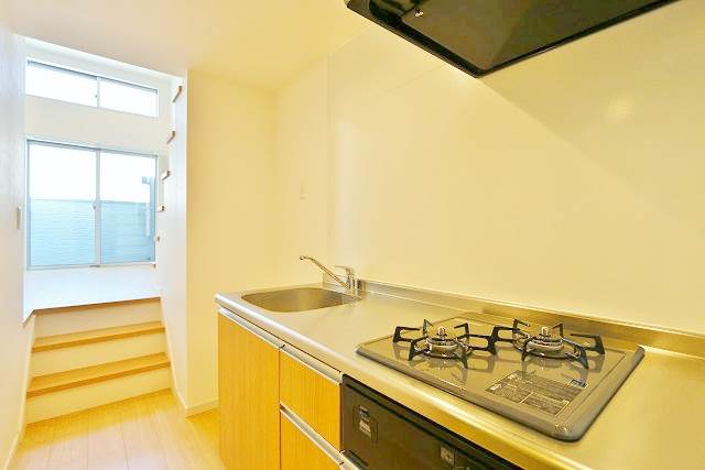 お手入れのしやすい2口ガスコンロ