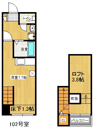 間取や内装は現状を優先いたします