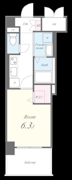 間取や内装は現状を優先します