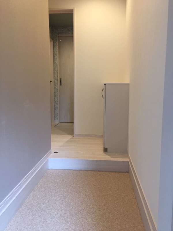 玄関はこのようになっています。