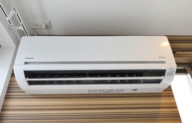 エアコン完備で年中快適に過ごせます