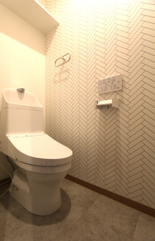 清潔感のあるトイレです