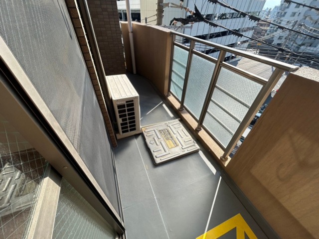 風通しの良い空間のベランダになっております！