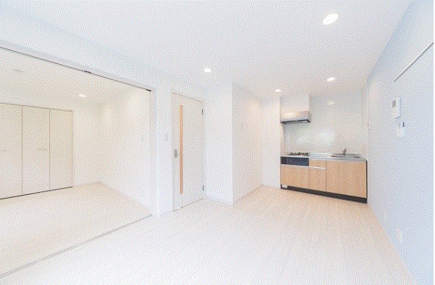 白が基調のお部屋です