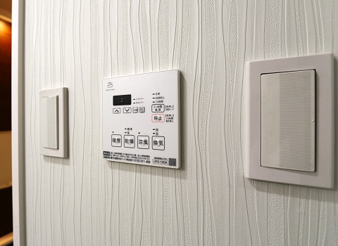 浴室乾燥機もついてて便利ですね！