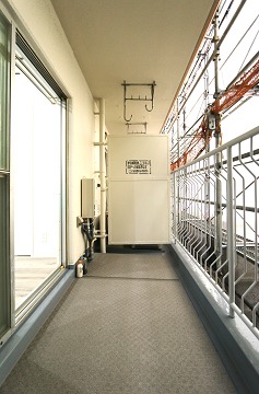 広々スペースのバルコニーです！