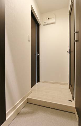 明るい玄関です